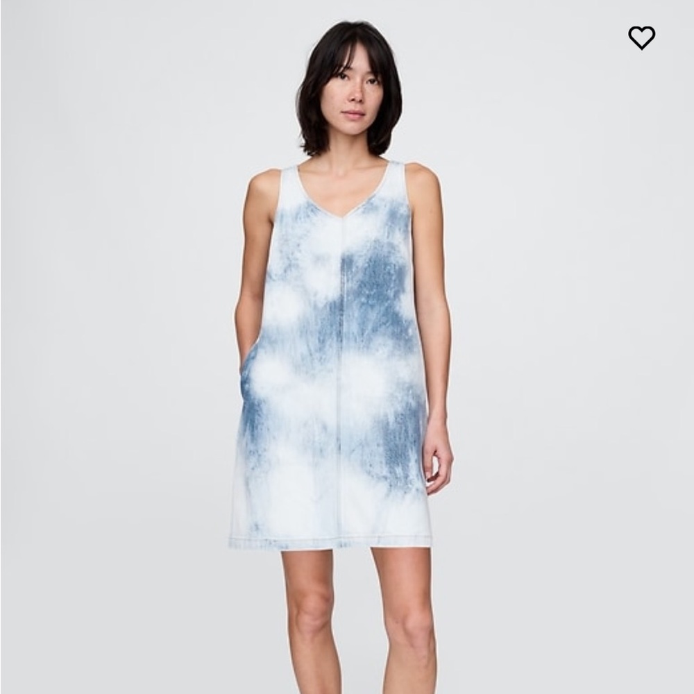 Denim mini dress